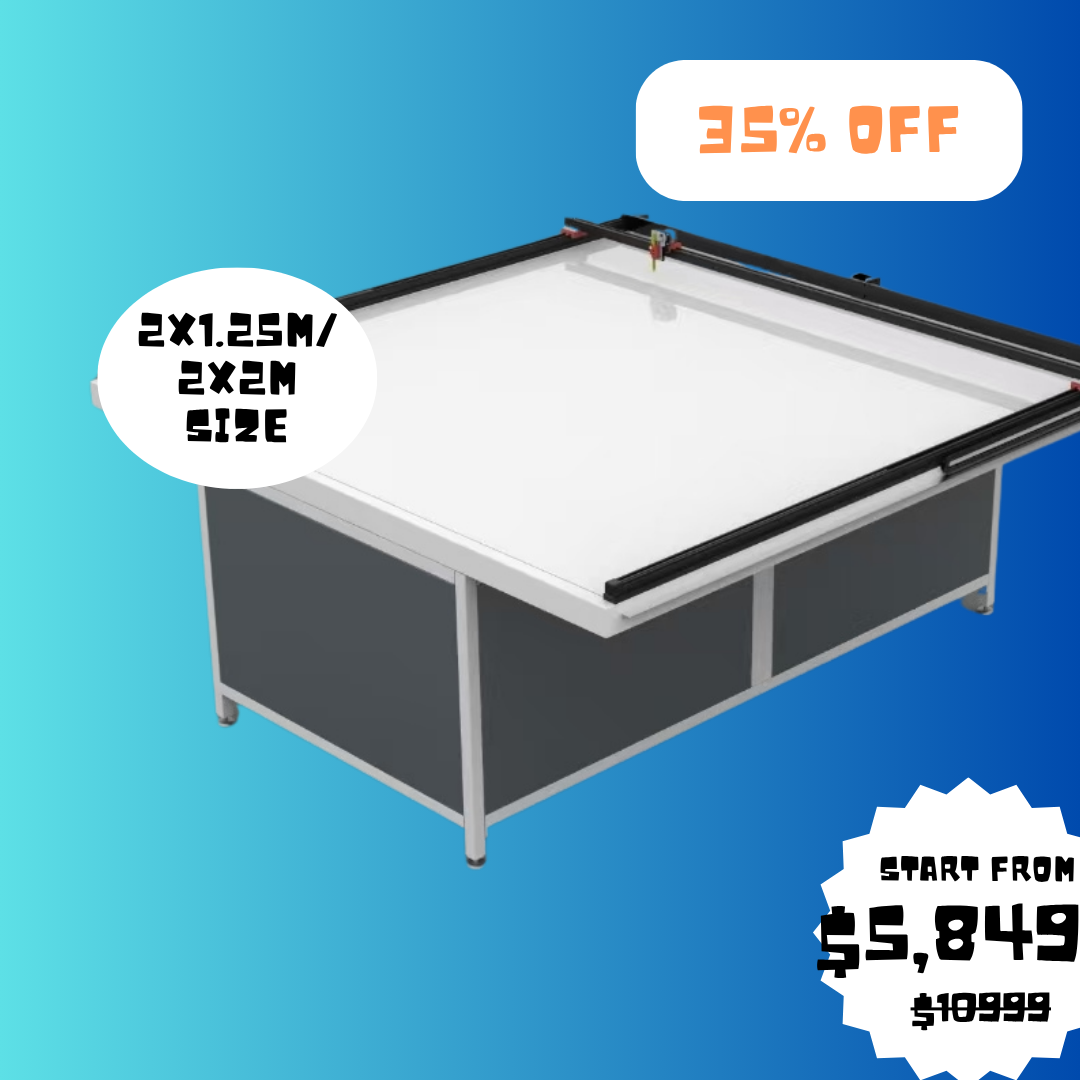UUNA TEK 3.0 - (2X1.25M/2X2M) Mesa de dibujo arquitectónico todo en uno premium preensamblada y plotter de bolígrafo para dibujo arquitectónico con WiFi y tarjeta SD