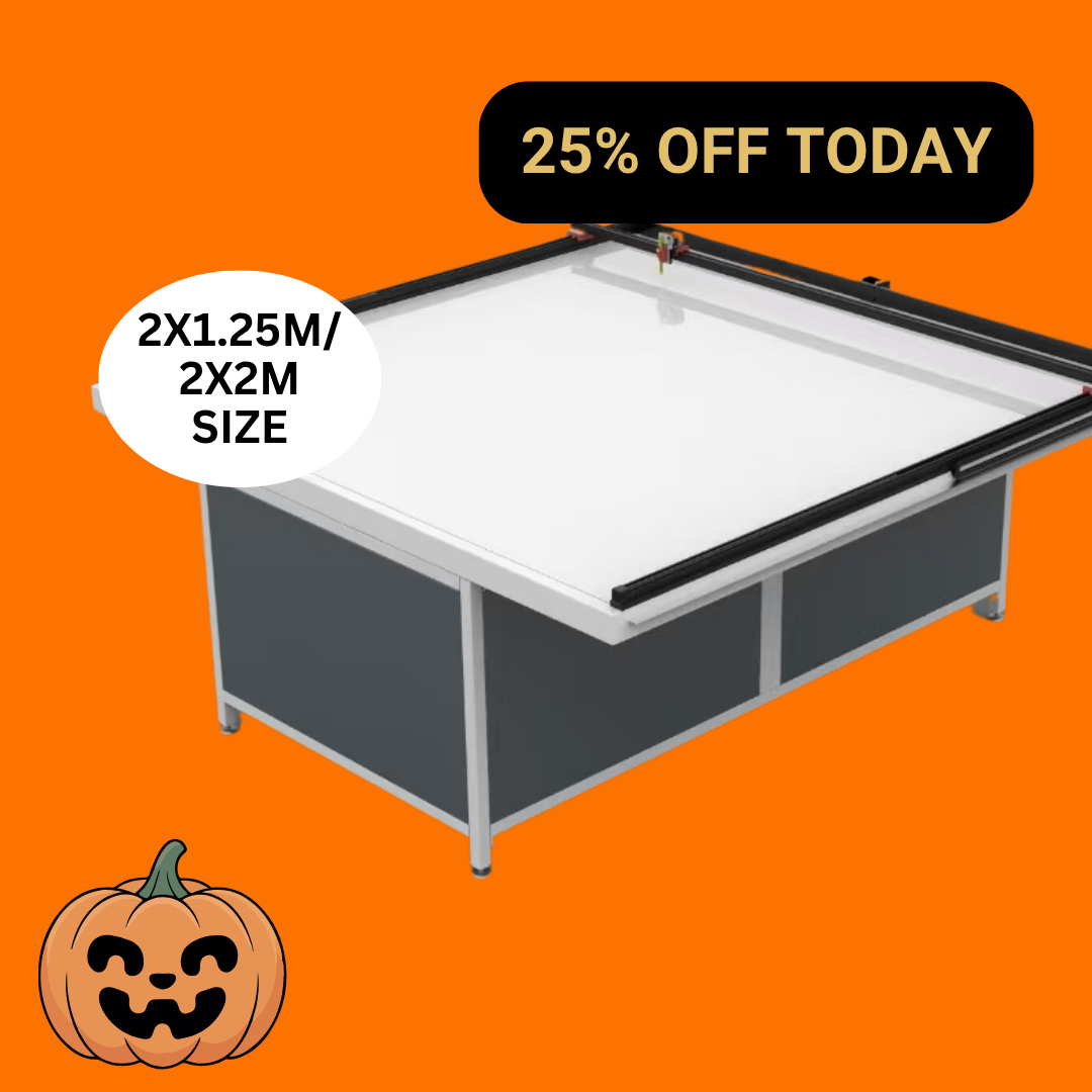 UUNA TEK 3.0 - Mesa de dibujo arquitectónico prémium todo en uno, premontada, (2X1.25M/2X2M) y plotter de bolígrafos para dibujo arquitectónico con WiFi y tarjeta SD