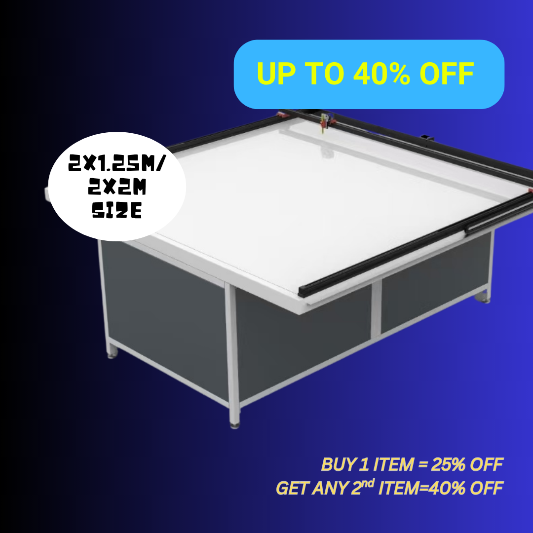 UUNA TEK 3.0 - (2X1.25M/2X2M) Mesa de Dibujo Arquitectónica Premium Todo en Uno Preensamblada y Plotter de Bolígrafo para Dibujo Arquitectónico con WiFi y Tarjeta SD