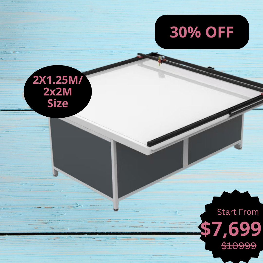 UUNA TEK 3.0 - (2X1.25M/2X2M) Mesa de dibujo arquitectónico todo en uno premium preensamblada y plotter de bolígrafo para dibujo arquitectónico con WiFi y tarjeta SD