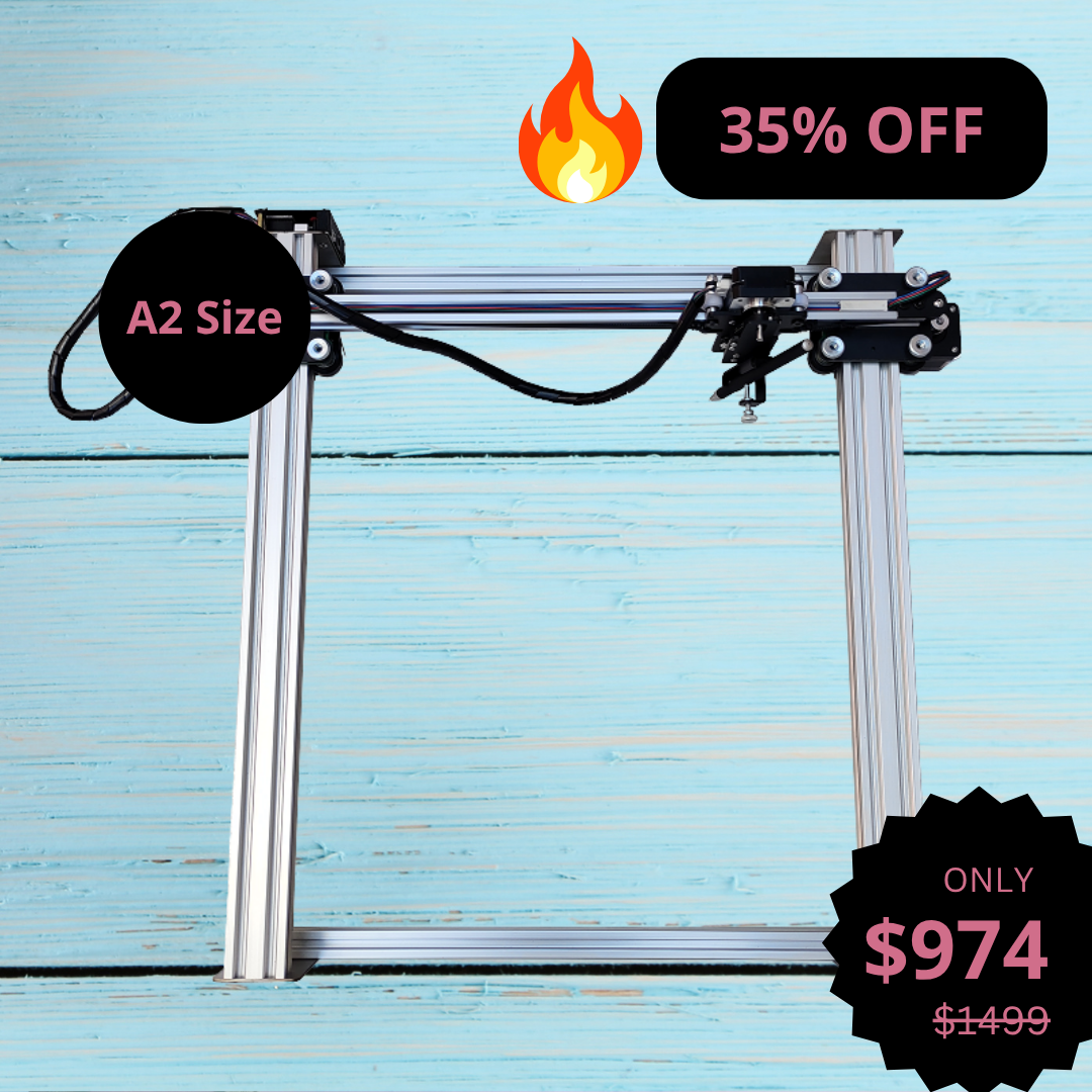 Robot de Dibujo Plotter de Bolígrafo iDraw H A2, Máquina de Dibujo Plotter de Bolígrafo, Dibuja Más Que Tamaño A2