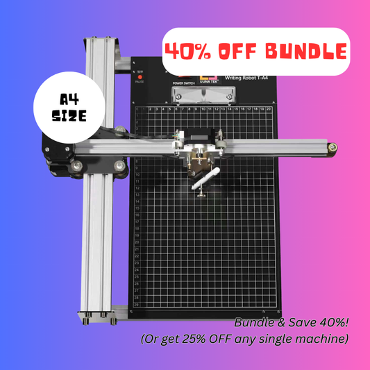 UUNA TEK® iDraw 2.0 - Robot de Dibujo Tamaño A4, Mejor Plotter de Bolígrafo para Principiantes