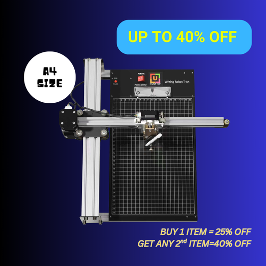 UUNA TEK® iDraw 2.0 - Robot de Dibujo Tamaño A4, Mejor Plotter de Bolígrafo para Nivel de Entrada
