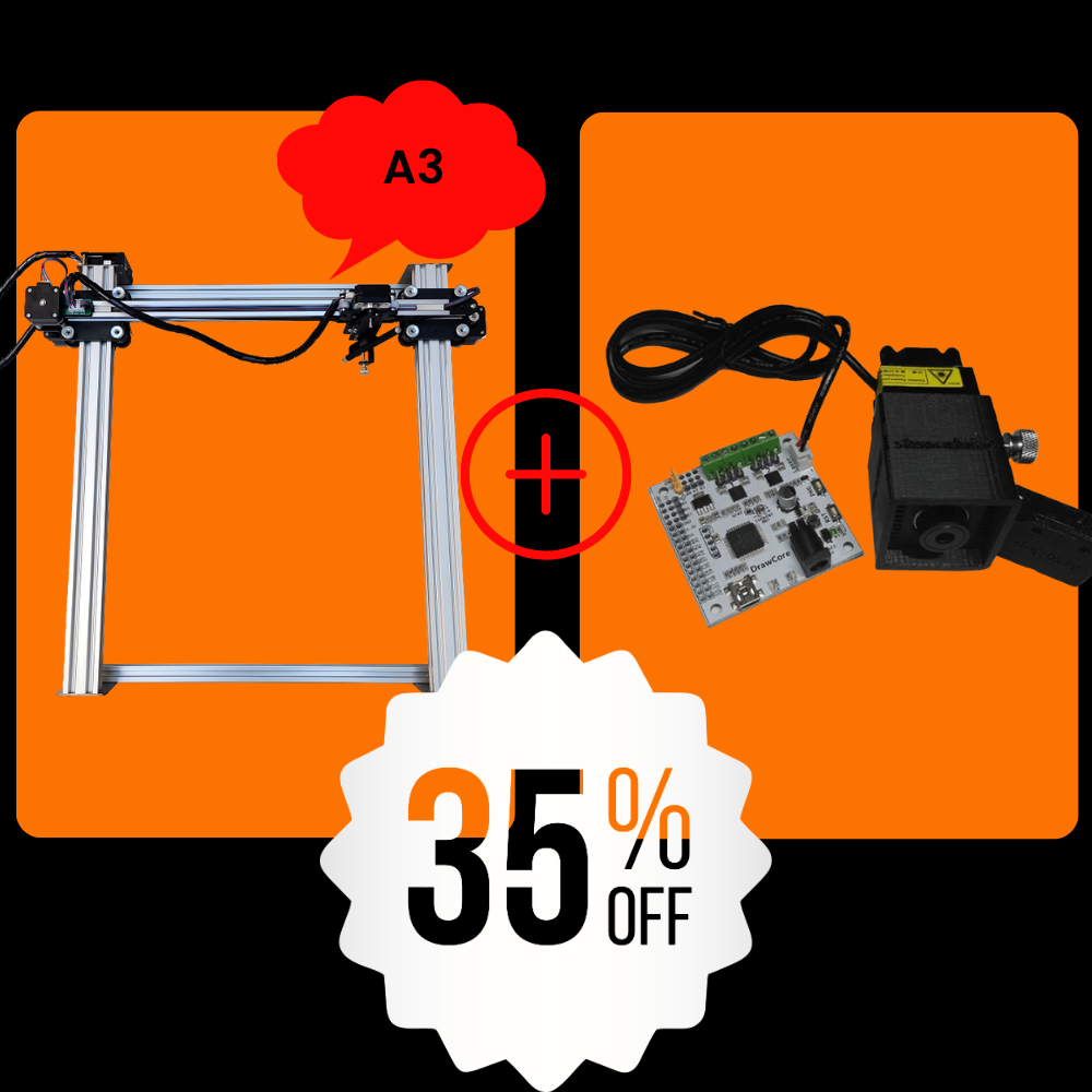iDraw H A3+Kit con cabezal láser de 2,5 W