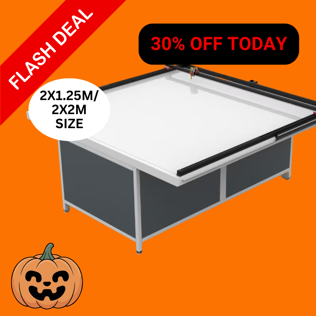 UUNA TEK 3.0 - Mesa de dibujo arquitectónico prémium todo en uno, premontada, (2X1.25M/2X2M) y plotter de bolígrafos para dibujo arquitectónico con WiFi y tarjeta SD