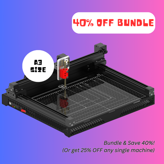 UUNA TEK 3.0 A3 Plotter de Bolígrafo Todo en Uno Premium Preensamblado con WiFi y Tarjeta SD – Compacto, Más Silencioso, Más Rápido, Más Preciso