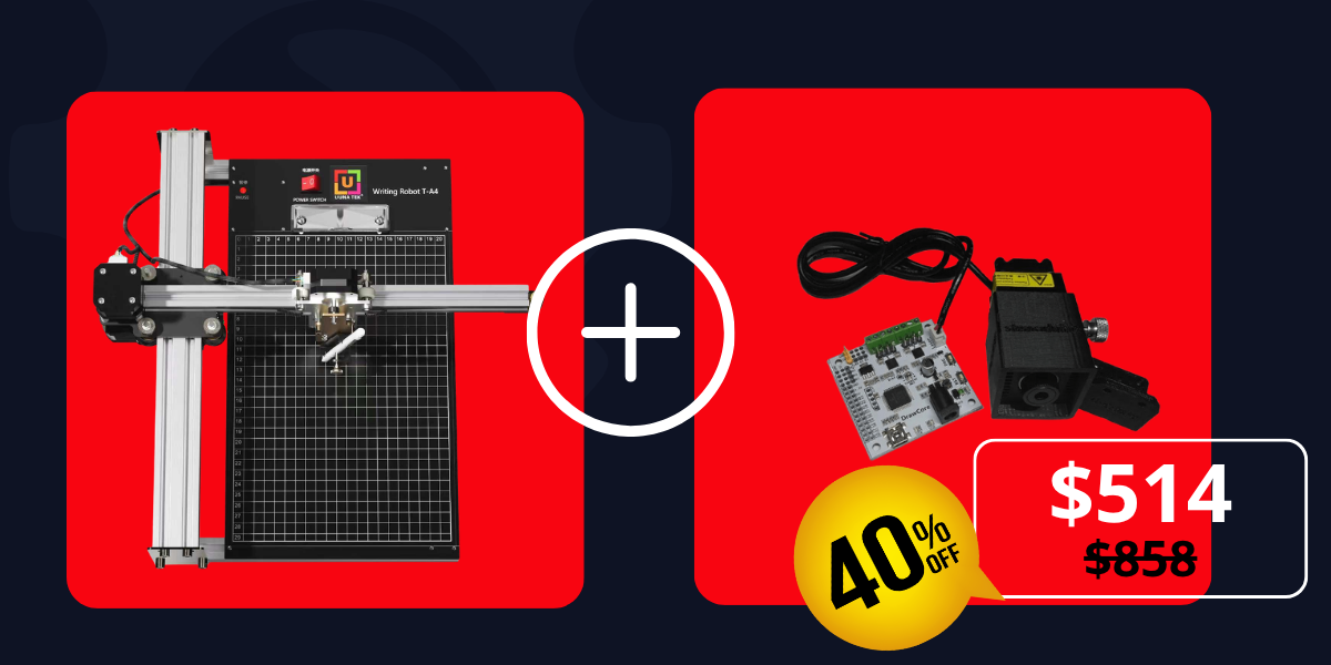 Paquete iDraw 2.0 A4+ con cabezal láser de 2.5W