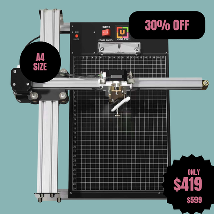 UUNA TEK® iDraw 2.0 - Robot de Dibujo Tamaño A4, Mejor Plotter de Bolígrafo para Principiantes