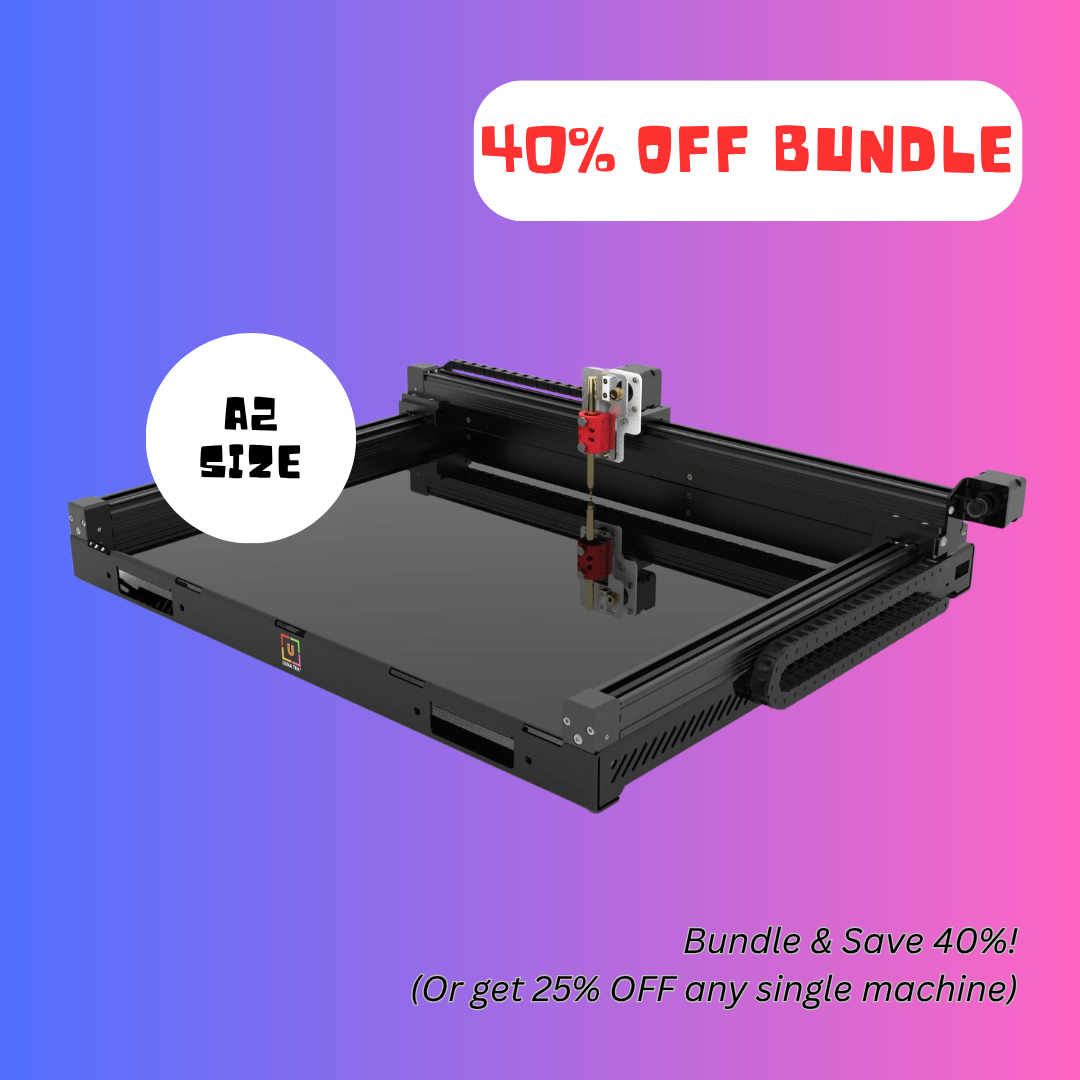 Robot Plotter de Pluma UUNA TEK 3.0 A2 – Todo en Uno con WiFi y Tarjeta SD, Plotter de Precisión Alta de Tamaño Mediano