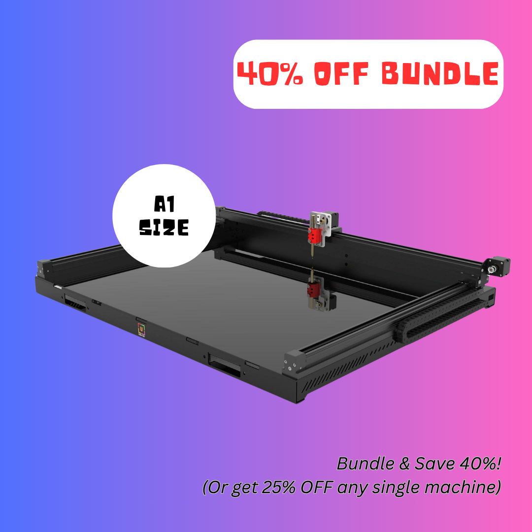 Robot Plotter de Pluma UUNA TEK 3.0 A1 Premium Todo en Uno Preensamblado con WiFi y Tarjeta SD – Formato Grande, Más Silencioso, Más Rápido, Más Preciso