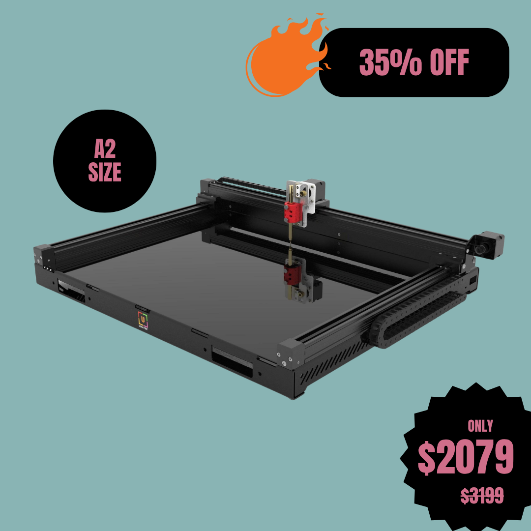 Robot Plotter de Pluma UUNA TEK 3.0 A2 – Todo en Uno con WiFi y Tarjeta SD, Plotter de Precisión Alta de Tamaño Mediano