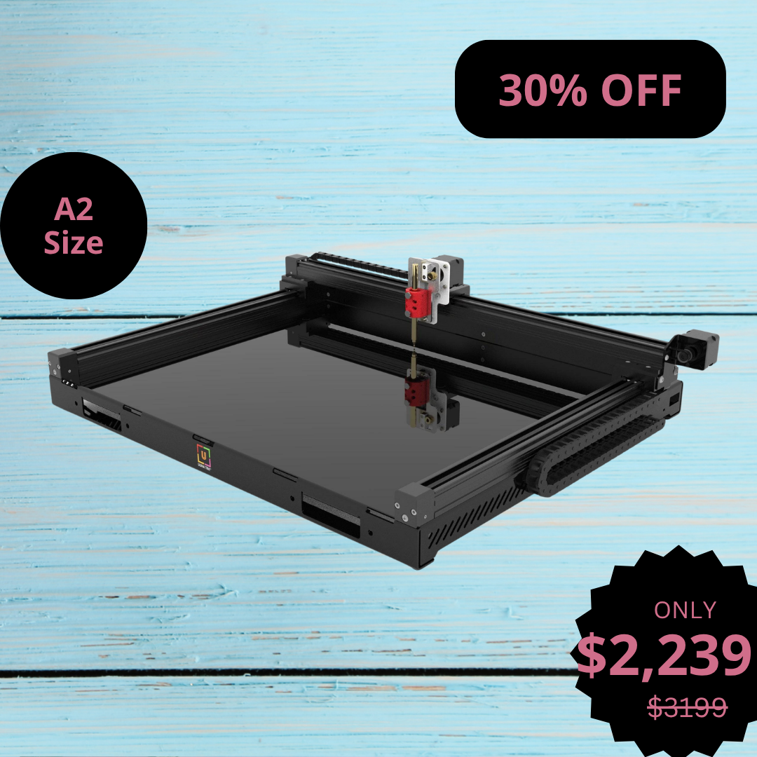 Robot Plotter de Pluma UUNA TEK 3.0 A2 – Todo en Uno con WiFi y Tarjeta SD, Plotter de Precisión Alta de Tamaño Mediano