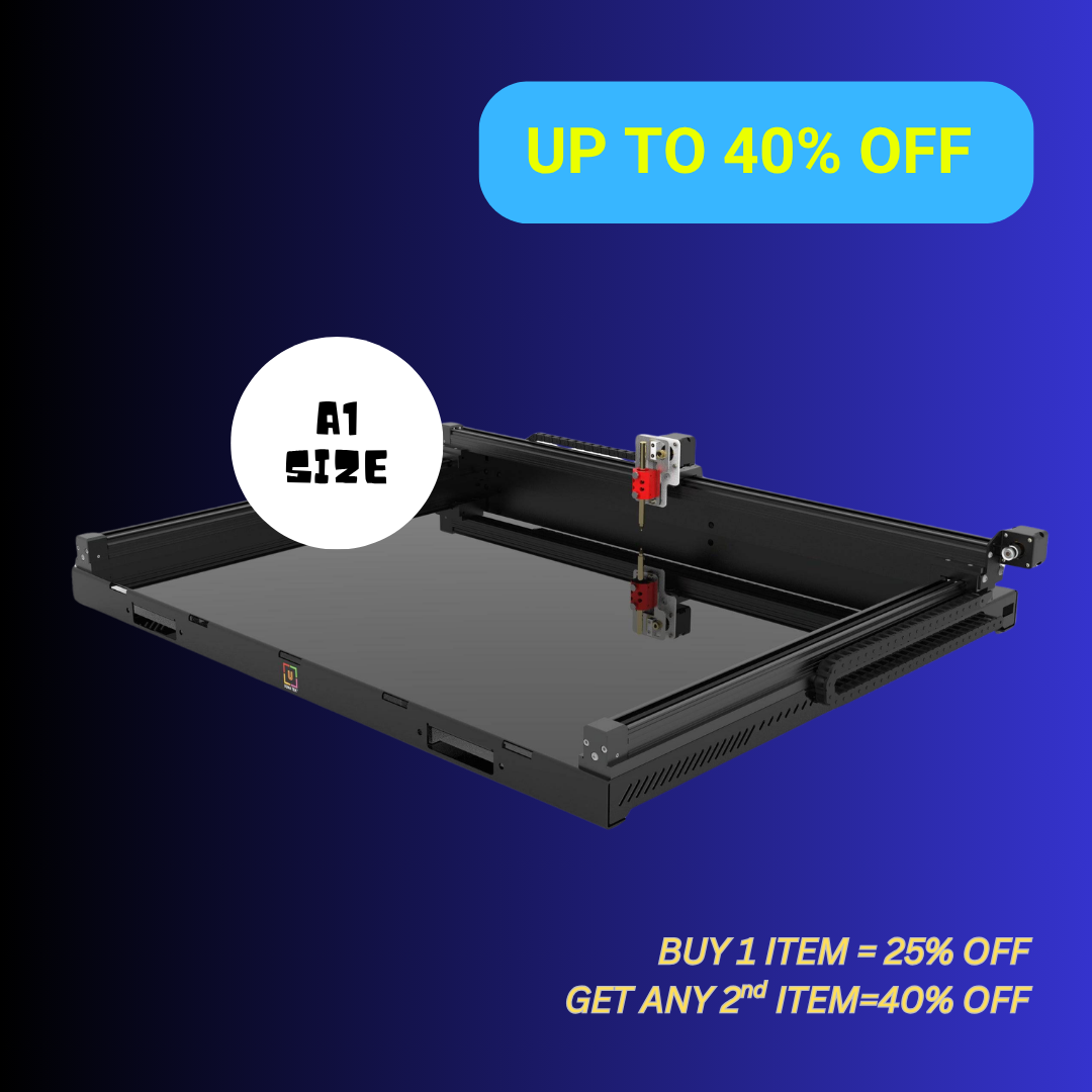 UUNA TEK 3.0 A1 Robot plotter de bolígrafo premium preensamblado todo en uno con WiFi y tarjeta SD – Formato grande, más silencioso, más rápido, más preciso