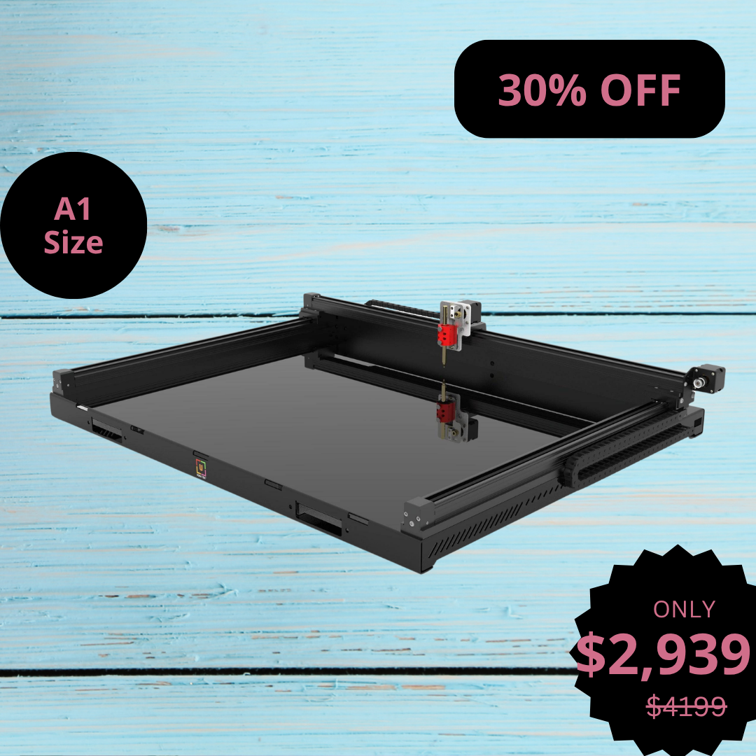 Robot Plotter de Pluma UUNA TEK 3.0 A1 Premium Todo en Uno Preensamblado con WiFi y Tarjeta SD – Formato Grande, Más Silencioso, Más Rápido, Más Preciso