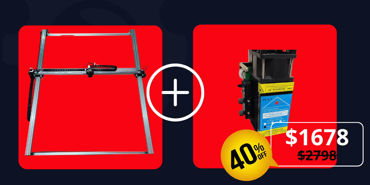 iDraw H A0+15W Laser Head Bundle