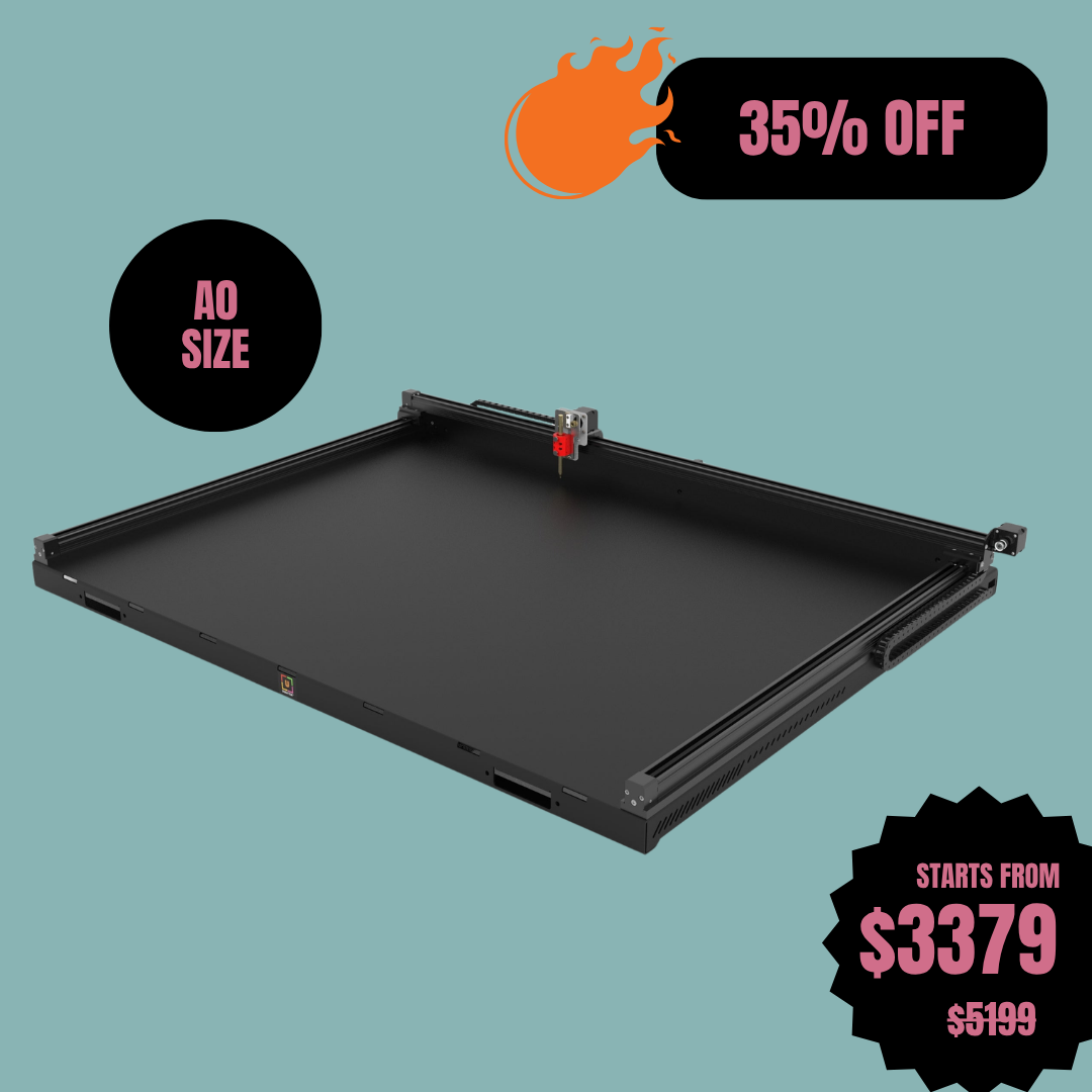 Robot Plotter de Pluma UUNA TEK 3.0 A0 Premium Todo en Uno Preensamblado con WiFi y Tarjeta SD – Formato Extra Grande, Más Silencioso, Más Rápido, Más Preciso