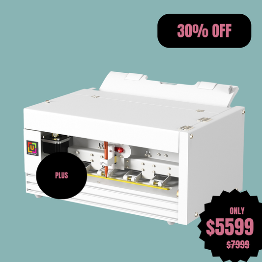 UUNA TEK® iAuto Plus - Máquina de escritura con alimentador/Máquina automática de firmas/Máquina de escritura para cartas/Máquina de escritura automática, escribe hasta 210 cartas, 80 sobres por carga