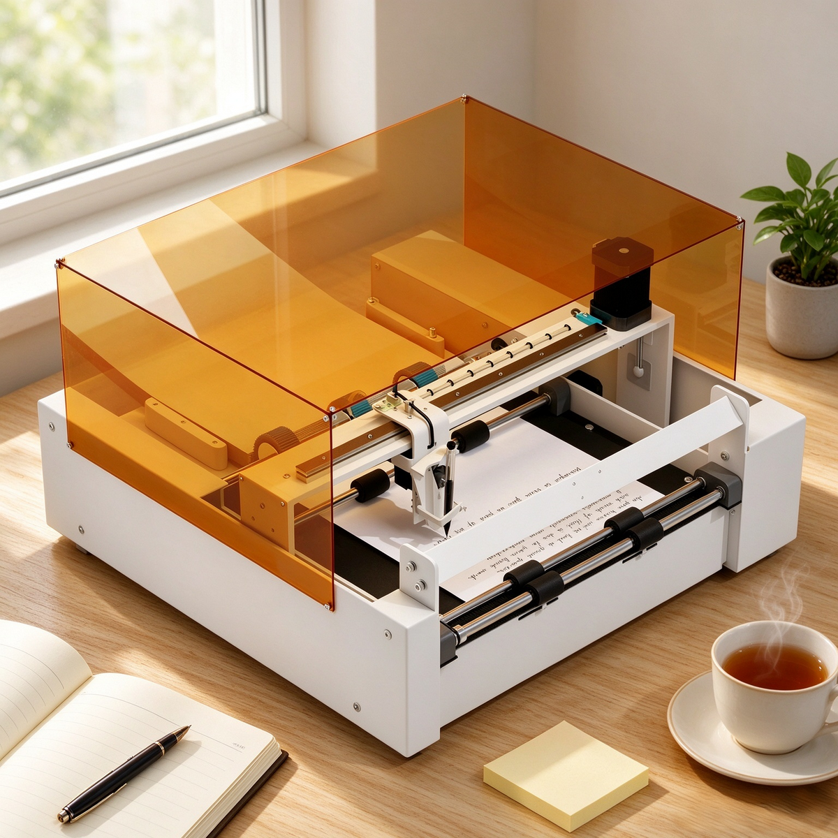 UUNA TEK® iAuto Plus 2.0 - La máquina de escritura automática con IA de nueva generación, escribe hasta 250 cartas, 95 sobres por carga