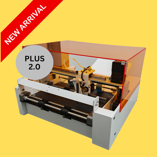 UUNA TEK® iAuto Plus 2.0 - Máquina de escritura totalmente automática con visión mediante IA y arquitectura de papel estacionario con pórtico